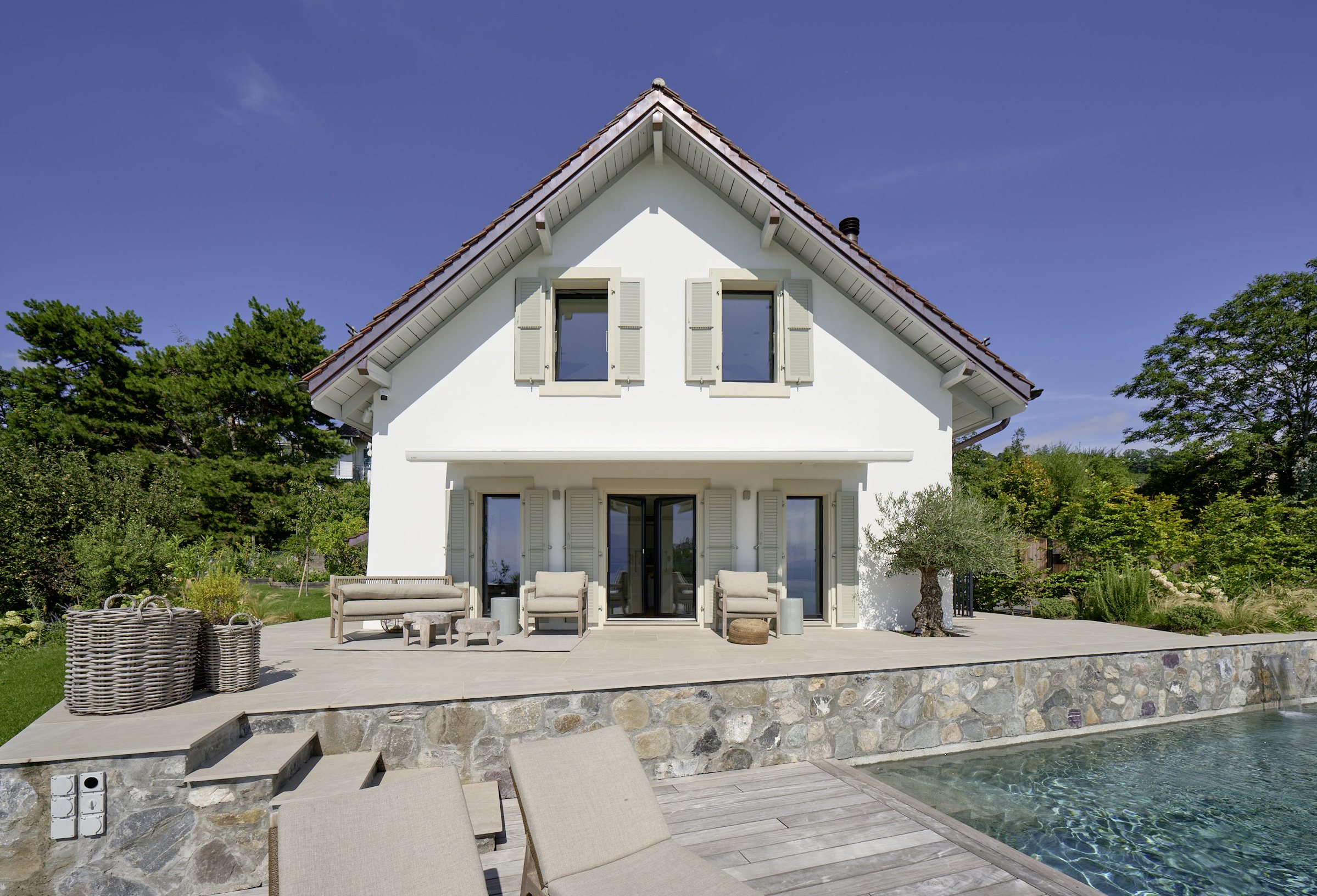 Transformation d’une maison vigneronne