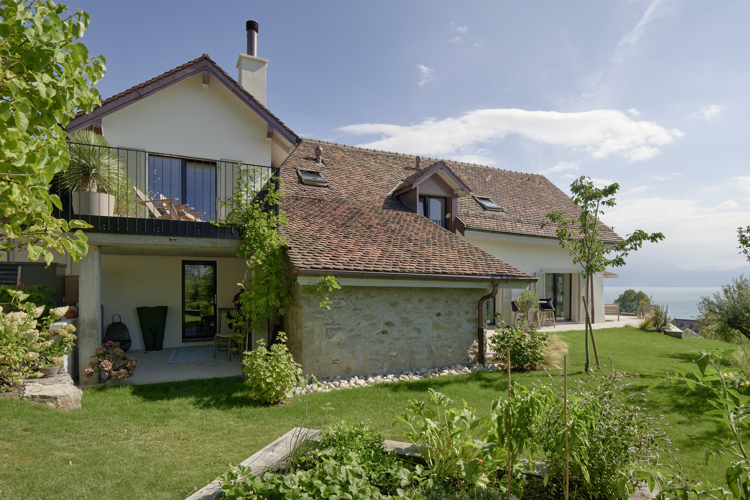 Transformation d’une maison vigneronne